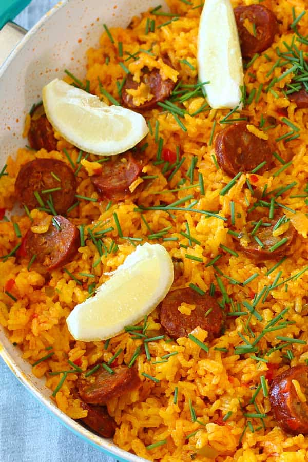 Spanish Rice with Chorizo