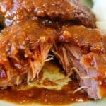 slow braised pork cheeks
