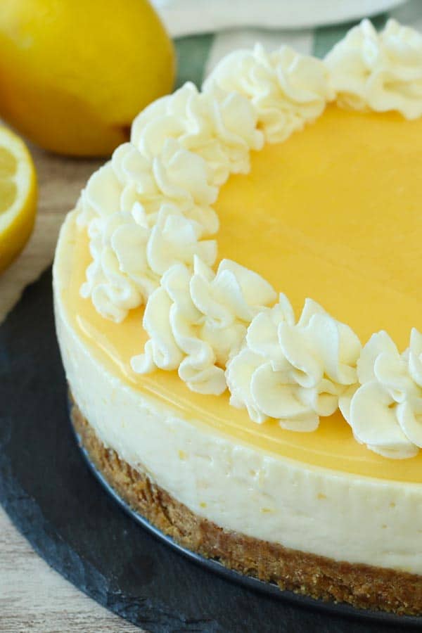 No Bake Lemon Cheesecake