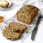 multiseed bread sliced
